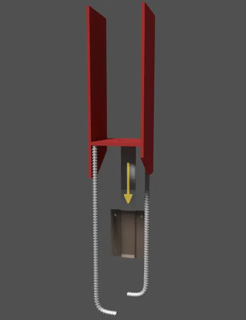 fast pole barn foundation construction bracket and clip