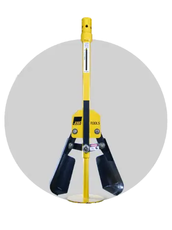 belling auger 12 inch black