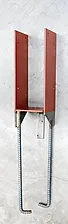 post bracket overhead door