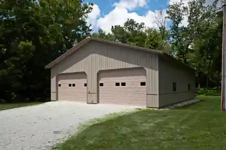 pole barn kit type garage