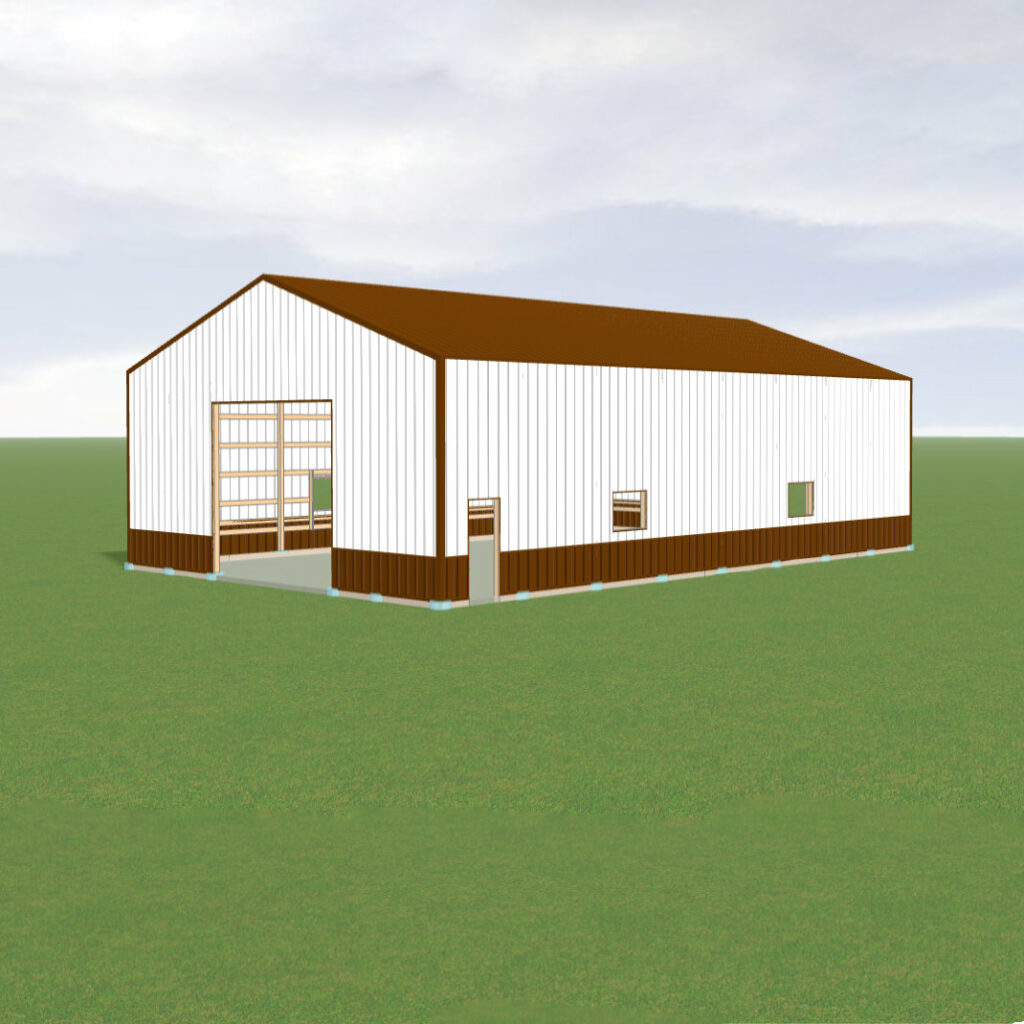 42 x 64 x 16 pole barn kit