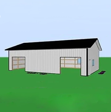 30 x 48 x 12 pole barn kit